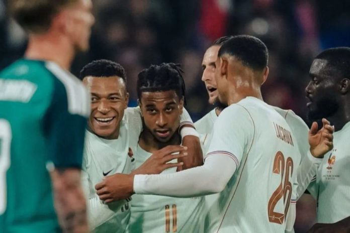Hattrick Bintang Bayern Olise Antar Prancis Lawan Irlandia Utara 1