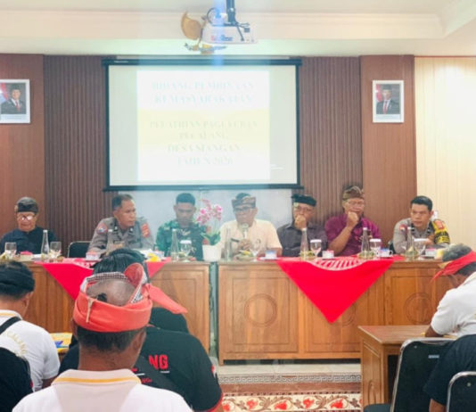 Jaga Keamanan Wilayah, Desa Siangan Berdayakan Peran Pasikian Pecalang
