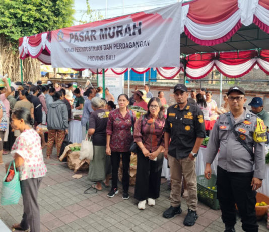 Jaga Stabilitas Harga Jelang Kuningan, Disperindag Gianyar Gelar Pasar Murah di Desa Tulikup