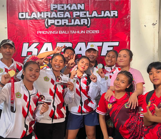 Karate Gianyar Lampaui Target di Porjar Bali 2026, Raih 14 Medali