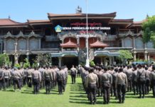 Kawal Aksi Bali Bergerak, Polresta Denpasar Kerahkan 459 Personel Gabungan