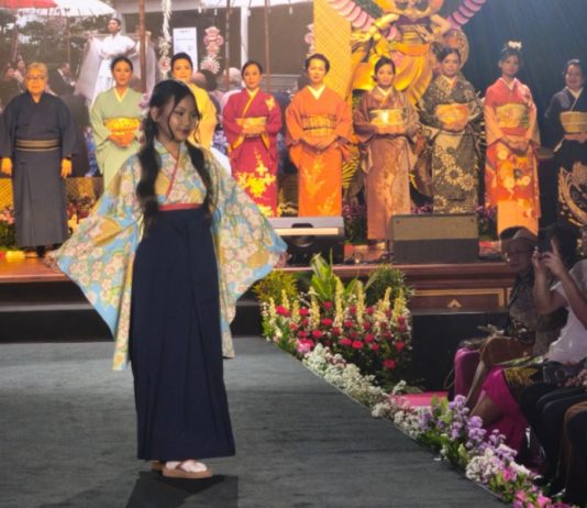 Kimono Jepang dan Endek Bali Berpadu di Panggung BWCC 2026