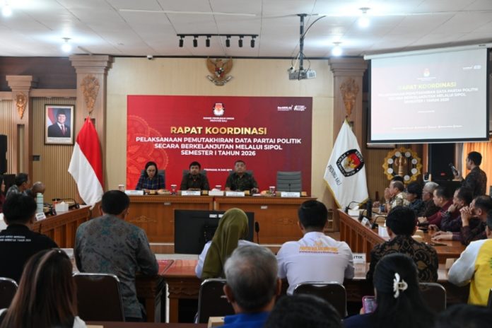 KPU Bali Perkuat Pemutakhiran Data Partai Politik, Siapkan Fondasi Menuju Pemilu 2029 1
