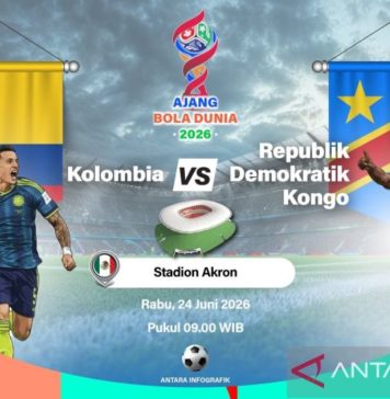 Laga Krusial di Grup K, Kolombia Target Menang Lawan Kongo