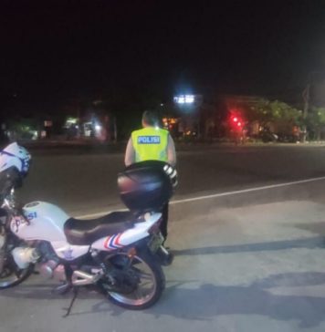 Nomaden dan Susah Ditindak, Polsek Kutsel Gencarkan Patroli Blue Light Cegah Balapan Liar