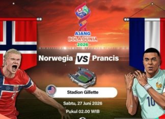 Norwegia vs Prancis : Duel Dua Mesin Gol Rebut Sepatu Emas Piala Dunia 2026
