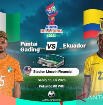 Pantai Gading vs Ekuador, Ini Susunan Pemainnya