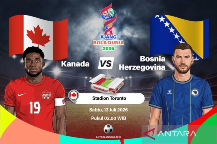 Piala Dunia 2026, Kanada Ditahan Bosnia Herzegovina Dalam Laga Grup B 1
