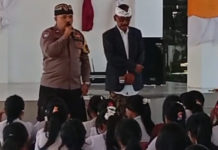 Polsek Ubud Antisipasi Corat-coret dan Konvoi Kelulusan SMP