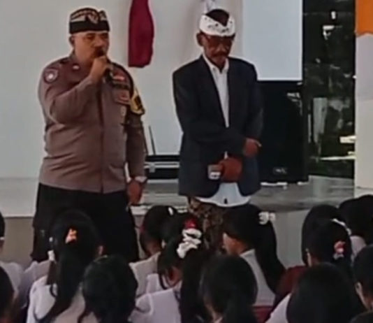 Polsek Ubud Antisipasi Corat-coret dan Konvoi Kelulusan SMP