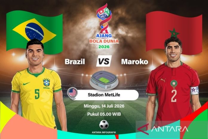 Susunan Pemain Dalam Laga Brasil Vs Maroko, Neymar Absen Akibat Cedera 1