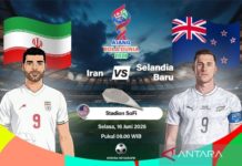 Susunan Pemain Iran vs Selandia Baru, Penyerang Andalan Jadi Ujung Tombak