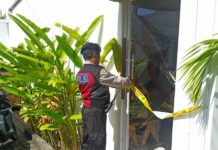Tempat Massage di Pererenan Dirusak OTK, Pintu Kaca Pecah