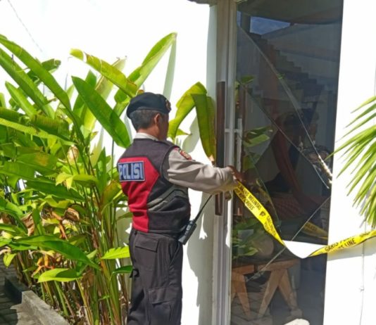 Tempat Massage di Pererenan Dirusak OTK, Pintu Kaca Pecah