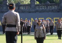 Terima Kenaikan Pangkat Perwira Pengabdian, Kapolres Gianyar Puji Dedikasi Kasat Binmas