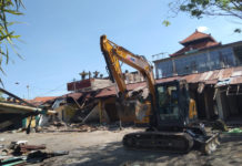 Terminal Pesiapan Mulai Ditata, Alat Berat Lakukan Pembongkaran