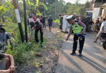 Truk Bermuatan Batu Mundur di Tanjakan Bebetin, Lindas Pemotor Perempuan hingga Tewas