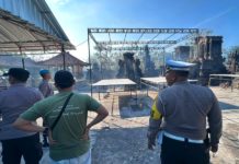 Kebakaran Landa Pura Puseh Nyuh Kukuh, 9 Palinggih Rusak Berat