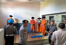 Anggota Propam Periksa Senpi Hingga Rutan Polres Bandara Ngurah Rai