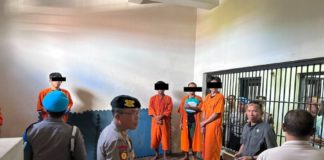 Anggota Propam Periksa Senpi Hingga Rutan Polres Bandara Ngurah Rai