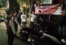 Antisipasi C3 dan Balap Liar, Polsek Gianyar Intensifkan Patroli Dini Hari