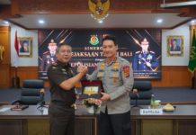 Bahas Sinergi Penegakan Hukum, Kajati dan Kapolda Bali Bertemu