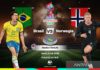 Brasil vs Norwegia, Kontes Gol Antara Haaland dan Vinicius Jr.