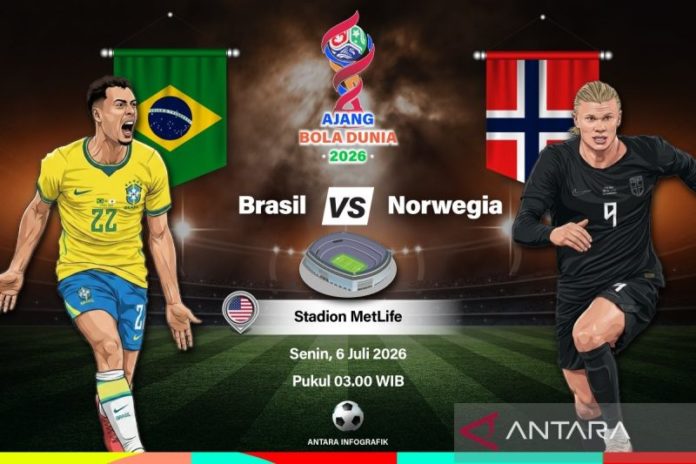 Brasil Vs Norwegia, Kontes Gol Antara Haaland Dan Vinicius Jr. 1