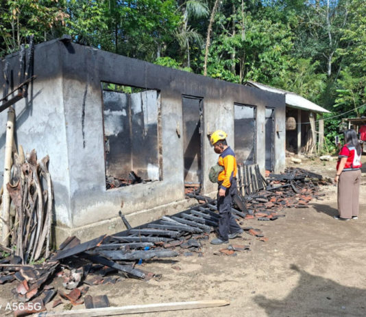 Dapur Warga Bebandem Terbakar, Diduga Akibat Korsleting