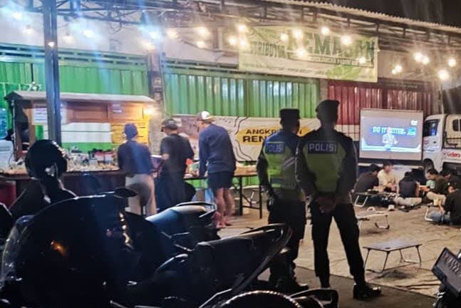 Euforia Piala Dunia, Polresta Denpasar Awasi Lokasi Nobar 1