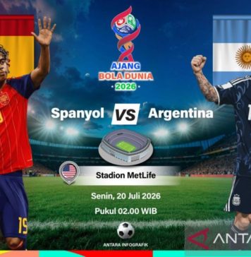 Final Spanyol vs Argentina, Laga Dua Tim Tak Terkalahkan Selama Piala Dunia 2026