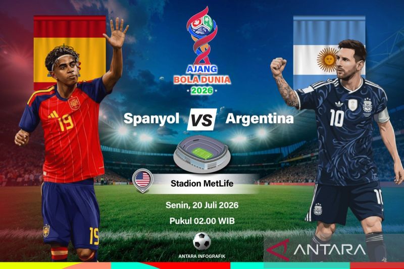 Final Spanyol vs Argentina, Laga Dua Tim Tak Terkalahkan Selama Piala