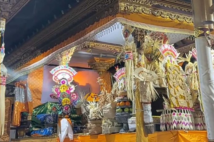 Gotong Royong Krama Sibanggede Badung Sukseskan Piodalan Padudusan Agung Di Pura Puseh 1