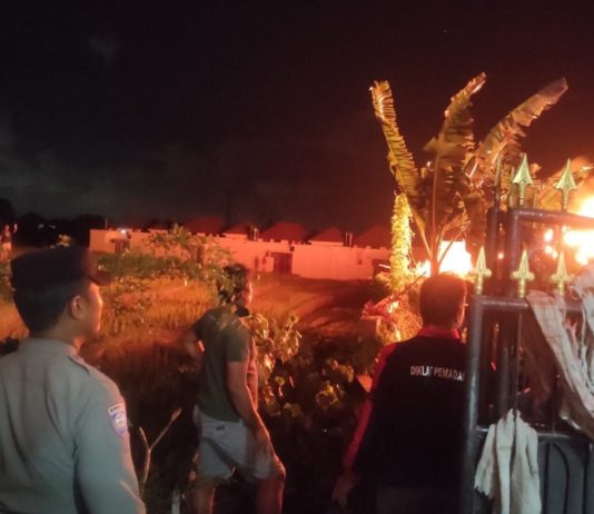 Gudang Provider Internet Terbakar di Mengwi, Kerugian Ratusan Juta