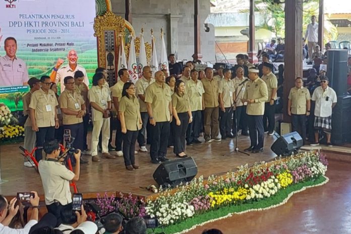 HKTI Bali Dipimpin De Gadjah, Gubernur Koster Dorong Swasembada Bawang Putih Dan Pertanian Organik 1