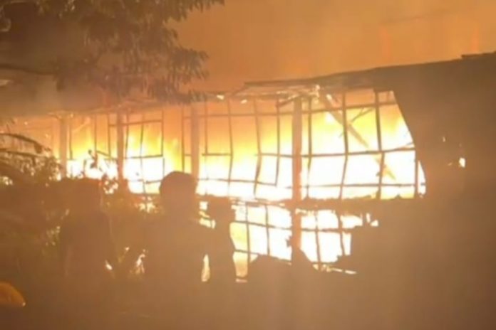 Kandang Di Sidemen Terbakar, Puluhan Ribu Ayam Mati Terpanggang 1