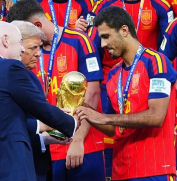 Kapten Timnas Spanyol Rodri Sabet Bola Emas Piala Dunia 2026