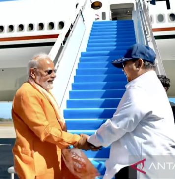 Kunjungan Kerja Berakhir, Prabowo Lepas Kepulangan Modi dari YIA