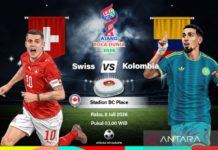 Lawan Kolombia, Swiss Dihantui Badai Cedera Pemain