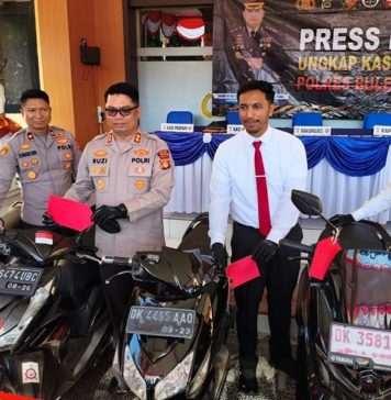 Manfaatkan Kunci Masih Nyantol, Residivis Gasak Empat Motor