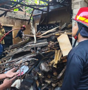 Memasak Ditinggal Tidur, Rumah di Tegallalang Gianyar Terbakar