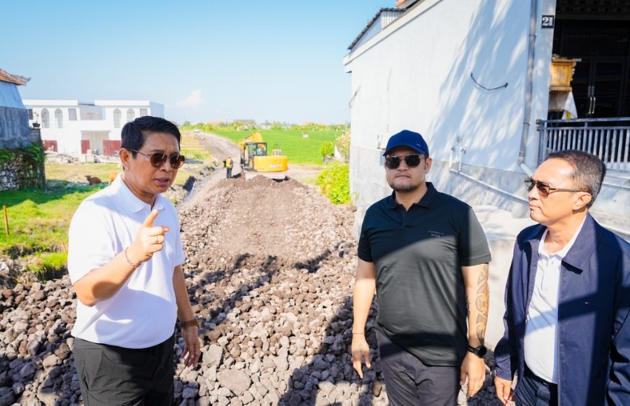 Percepat Solusi Kemacetan, Bupati dan Wabup Badung Tinjau Proyek Jalan Lingkar Barat