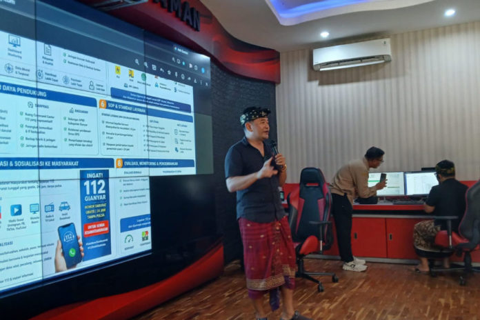 Perkuat Bali Emergency Service, BPBD Bali Tinjau Tata Kelola Command Center 112 Gianyar 1