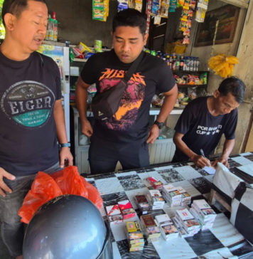 Polsek Tampaksiring Amankan Pelaku Pencurian Rokok di Warung Warga Pejeng Kangin