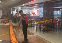 Restoran Cepat Saji di Areal Terminal Internasional Bandara Ngurah Rai Terbakar