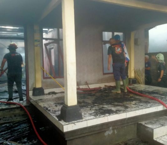 Rumah di Desa Menyali Terbakar, Kerugian Capai Rp100 Juta