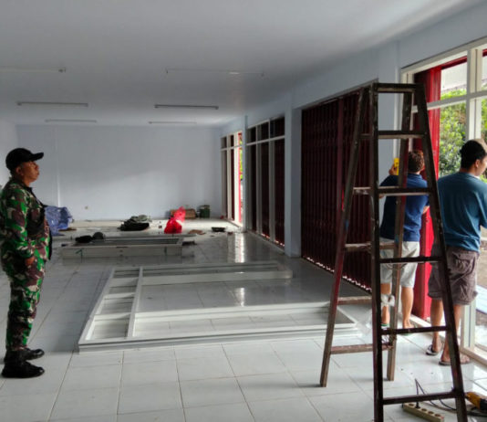 Topang Ekonomi Desa, Danramil Gianyar Kawal Pembangunan KDKMP Bakbakan