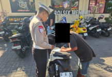 Polsek Mengwi Tindak Tegas Pelanggar Lalin