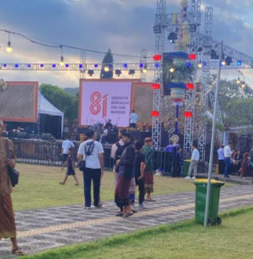DLH Karangasem Siagakan 30 Petugas Jaga Kebersihan Taman Candra Bhuana Selama Pameran