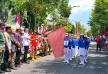 123 Regu SD Meriahkan Gerak Jalan HUT ke-81 RI di Buleleng